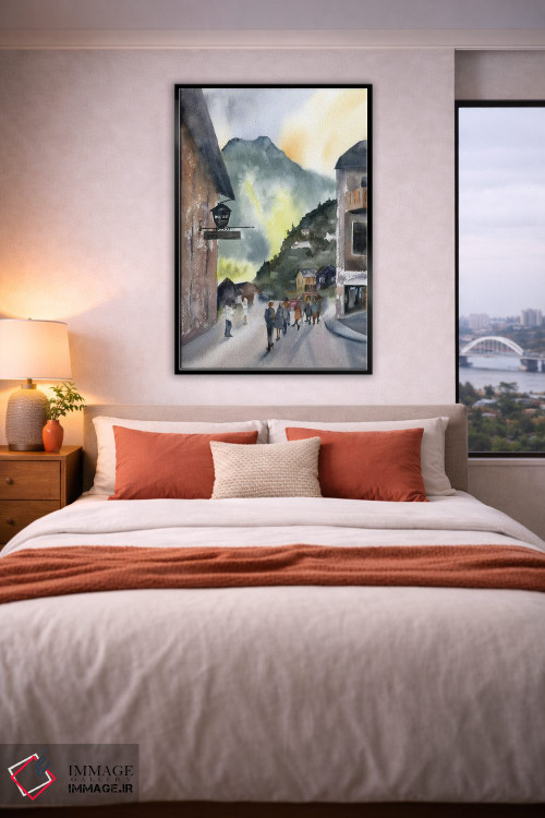 تابلو دکوراتیو هالشتات اثر الگا چفرانوف - D6B