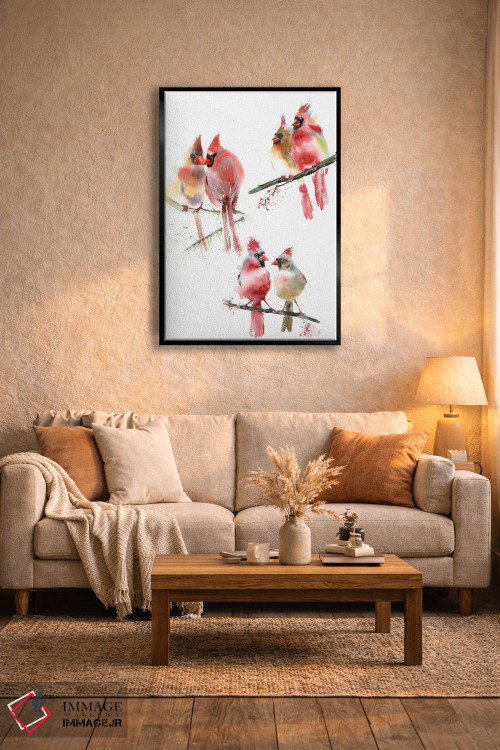 تابلو دکوراتیو کارباورال ها ۲ اثر الگا چفرانوف - D3B