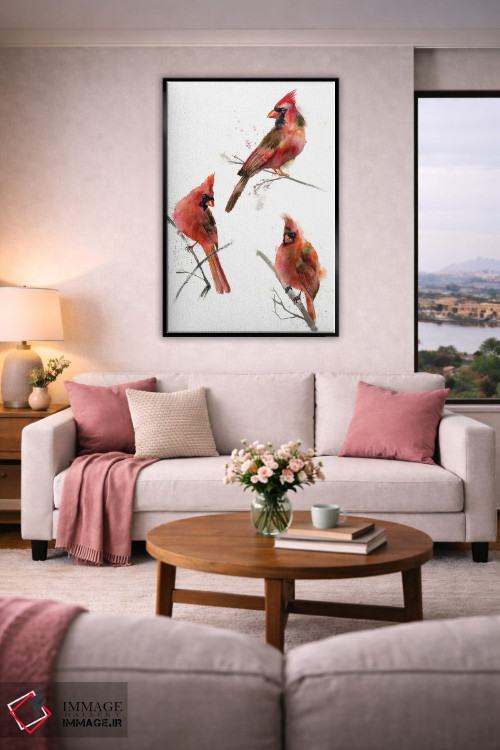 تابلو دکوراتیو کارباورال ها ۱ اثر الگا چفرانوف - D4B