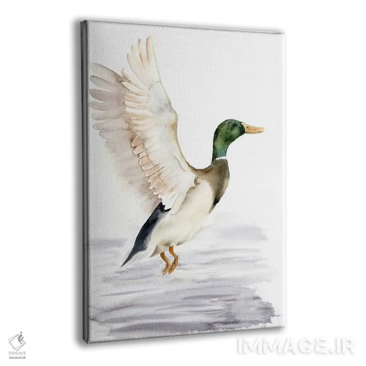 تابلو دکوراتیو اردک اثر الگا چفرانوف - نمای پرسپکتیو محصول