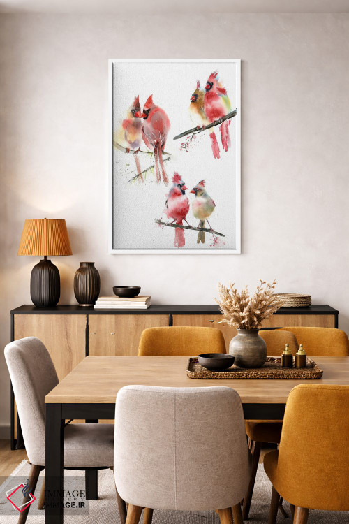 تابلو دکوراتیو کارباورال ها ۲ اثر الگا چفرانوف - D4W