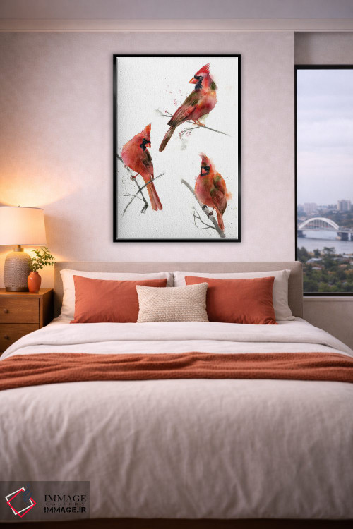 تابلو دکوراتیو کارباورال ها ۱ اثر الگا چفرانوف - D5B