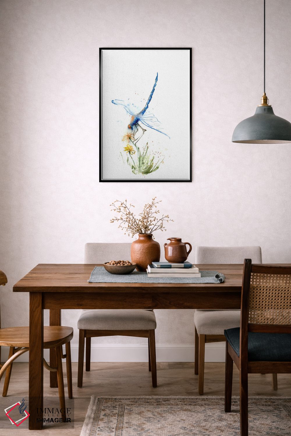 تابلو دکوراتیو سنجاقک اثر الگا چفرانوف - D4B