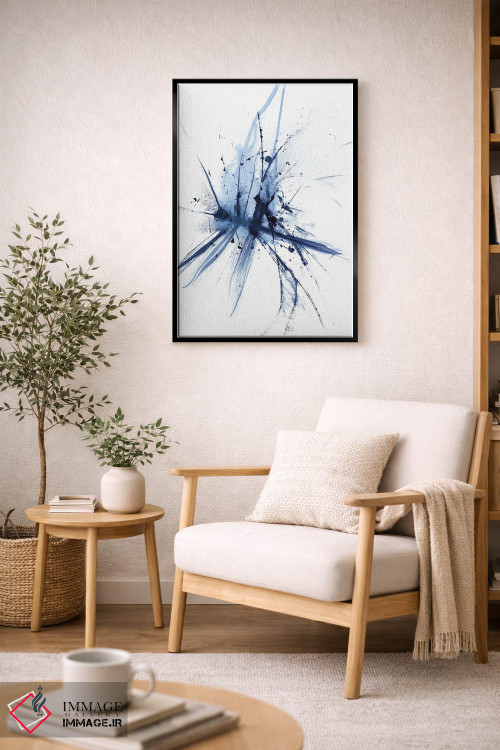 تابلو مینیمال سنجاقک انتزاعی اثر الگا چفرانوف - D2B