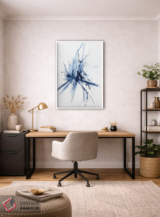 تابلو مینیمال سنجاقک انتزاعی اثر الگا چفرانوف - D3W