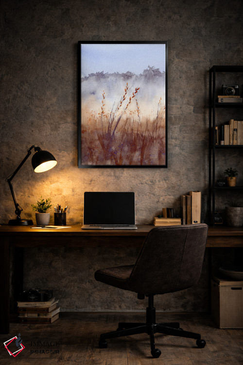 تابلو دکوراتیو منظره مه آلود ۲ اثر الگا چفرانوف - D6B