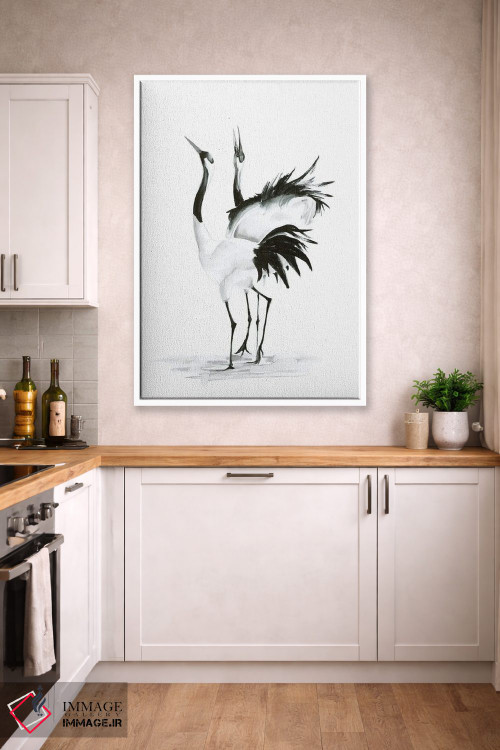 تابلو دکوراتیو لک لک ها ۲ اثر الگا چفرانوف - D3W