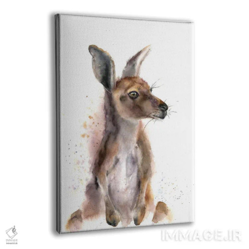 تابلو دکوراتیو کانگورو اثر الگا چفرانوف - نمای پرسپکتیو محصول