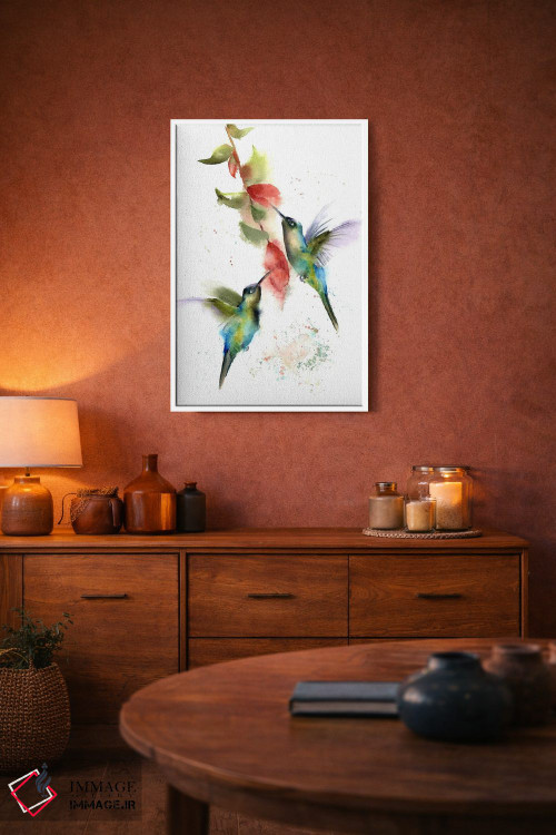 تابلو دکوراتیو مرغ مگس خوارها اثر الگا چفرانوف - D4W