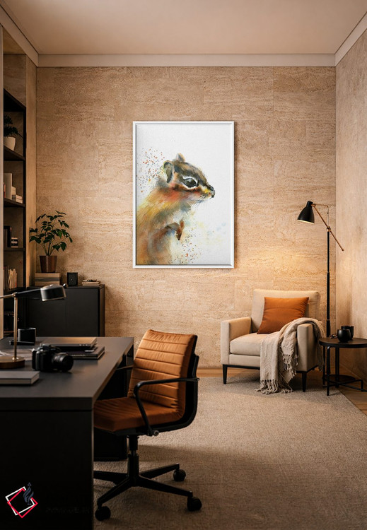 تابلو دکوراتیو سنجابک اثر الگا چفرانوف - D5W