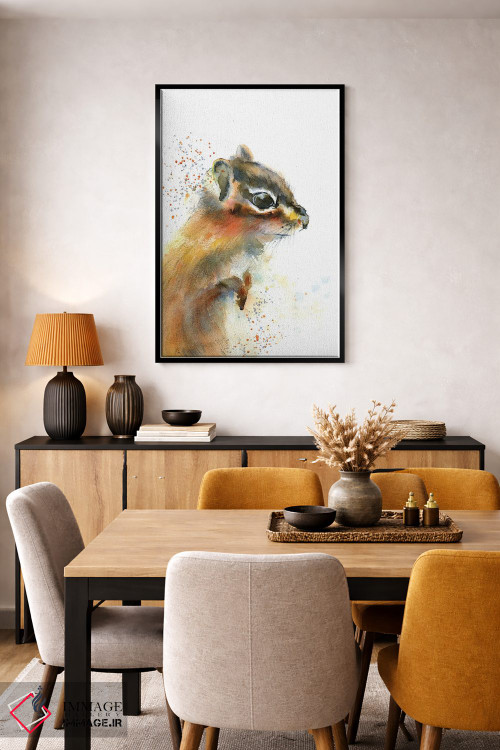 تابلو دکوراتیو سنجابک اثر الگا چفرانوف - D6B