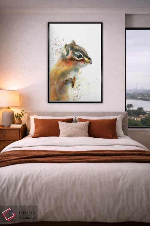 تابلو دکوراتیو سنجابک اثر الگا چفرانوف - D4B