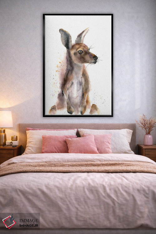 تابلو دکوراتیو کانگورو اثر الگا چفرانوف - D3B