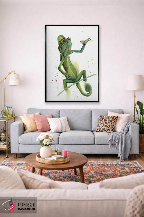 تابلو دکوراتیو آفتاب پرست اثر الگا چفرانوف - D1B