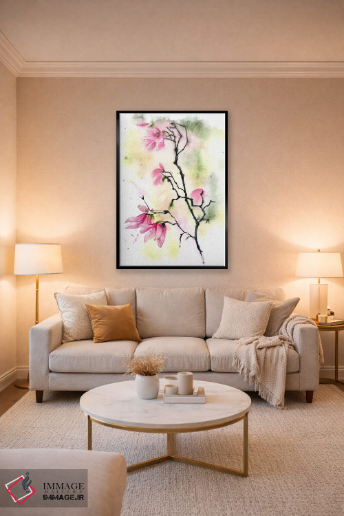 تابلو دکوراتیو مگنولیا ۲ اثر الگا چفرانوف - D3B