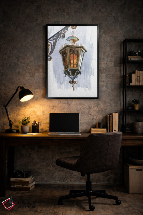 تابلو دکوراتیو فانوس اثر الگا چفرانوف - D6B