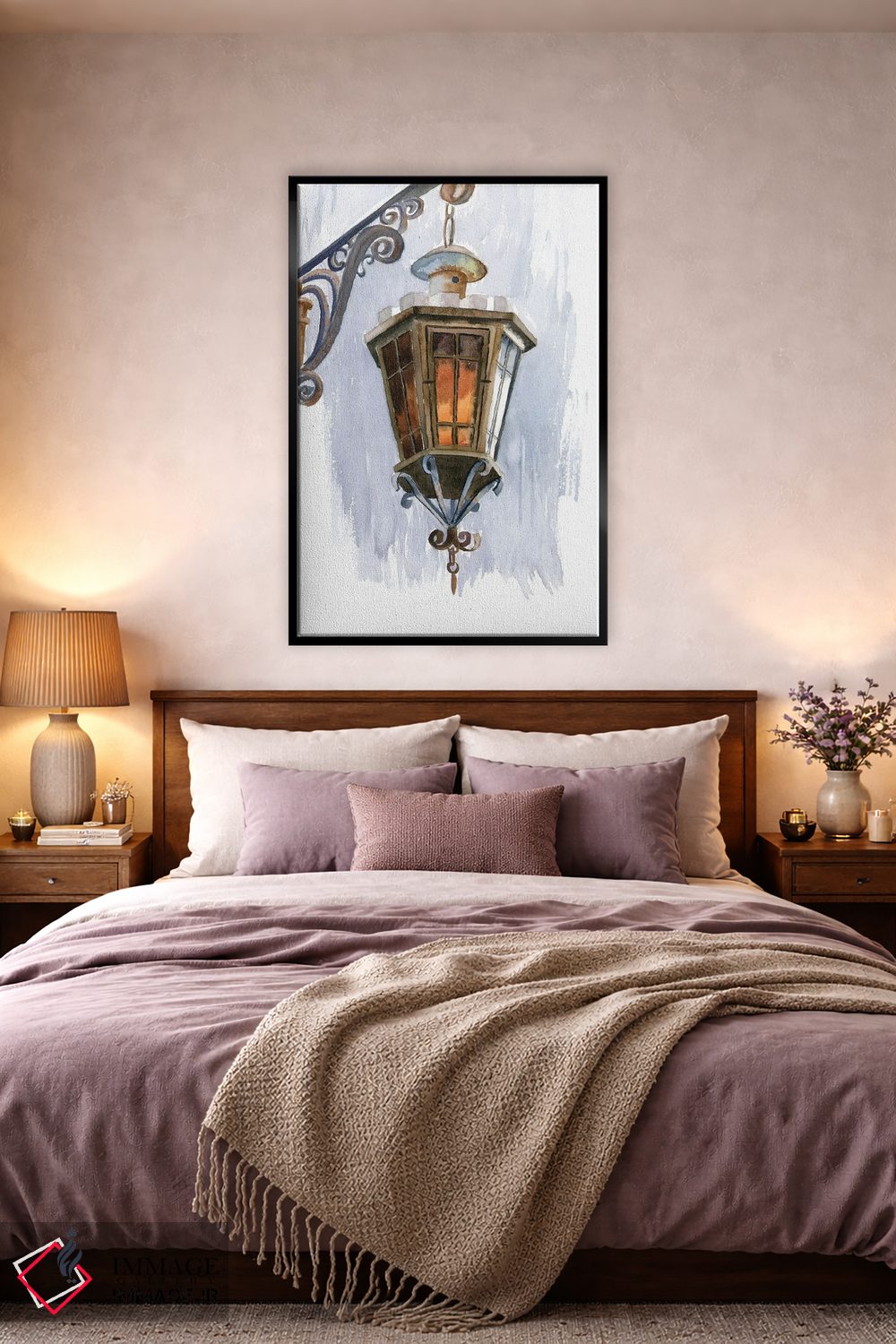 تابلو دکوراتیو فانوس اثر الگا چفرانوف - D5B