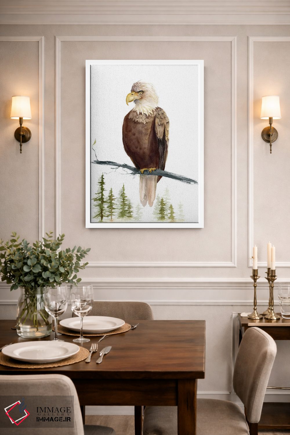 تابلو دکوراتیو عقاب اثر الگا چفرانوف - D1W