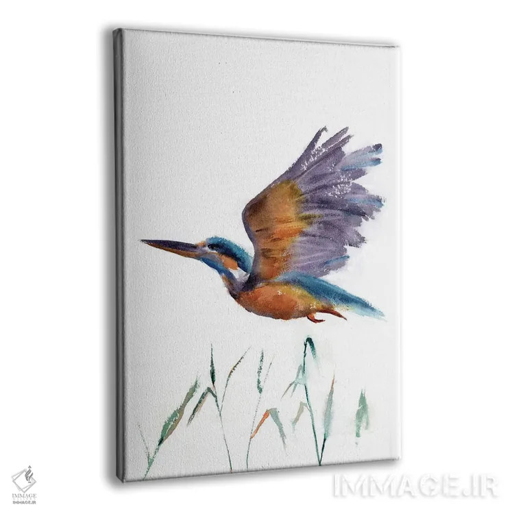 تابلو دکوراتیو ماهی خورک پروازکننده اثر الگا چفرانوف - نمای پرسپکتیو محصول