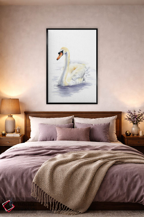 تابلو دکوراتیو قو اثر الگا چفرانوف - D2B