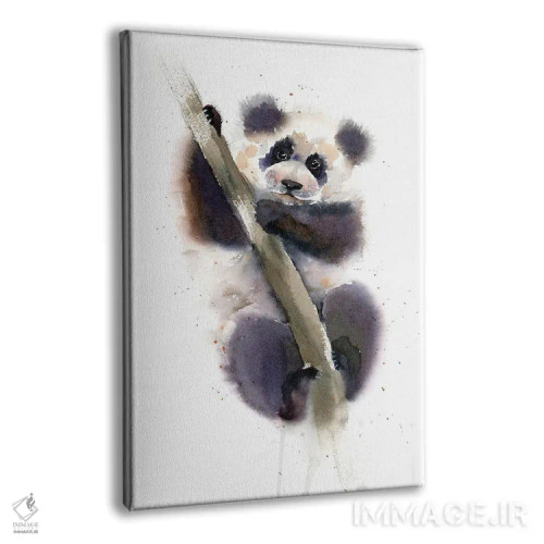 تابلو دکوراتیو پاندا اثر الگا چفرانوف - نمای پرسپکتیو محصول