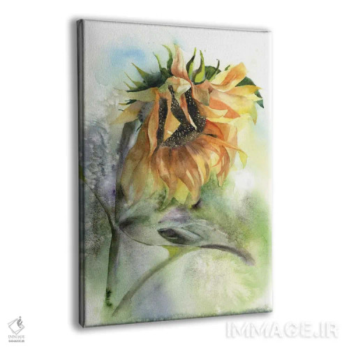 تابلو دکوراتیو آفتابگردان اثر الگا چفرانوف - نمای پرسپکتیو محصول