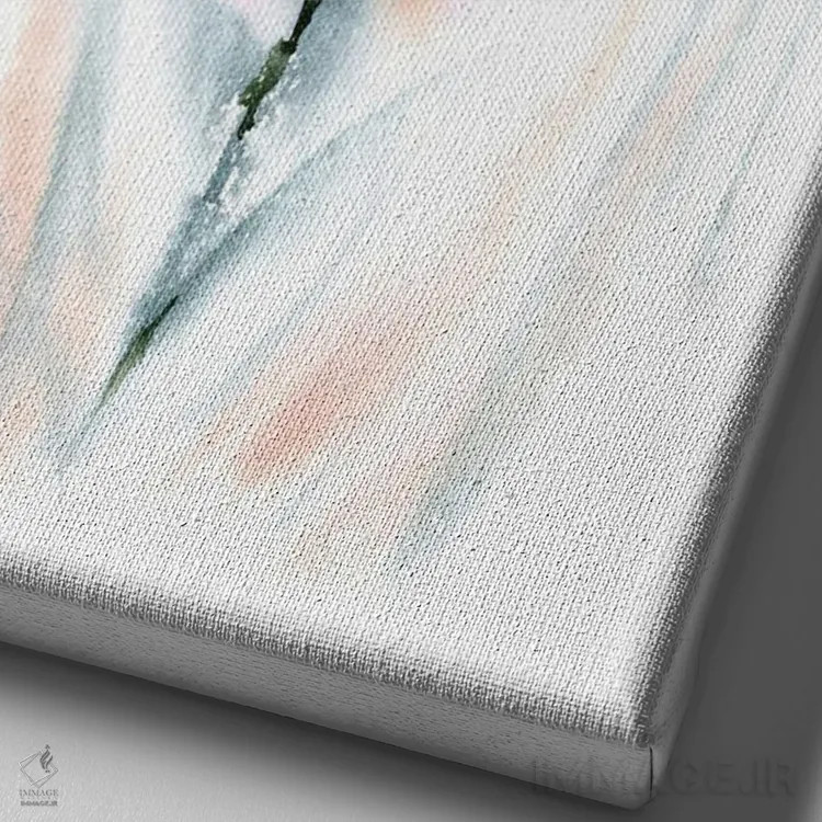 تابلو دکوراتیو پروانه و خار اثر الگا چفرانوف - نمای نزدیک بافت بوم