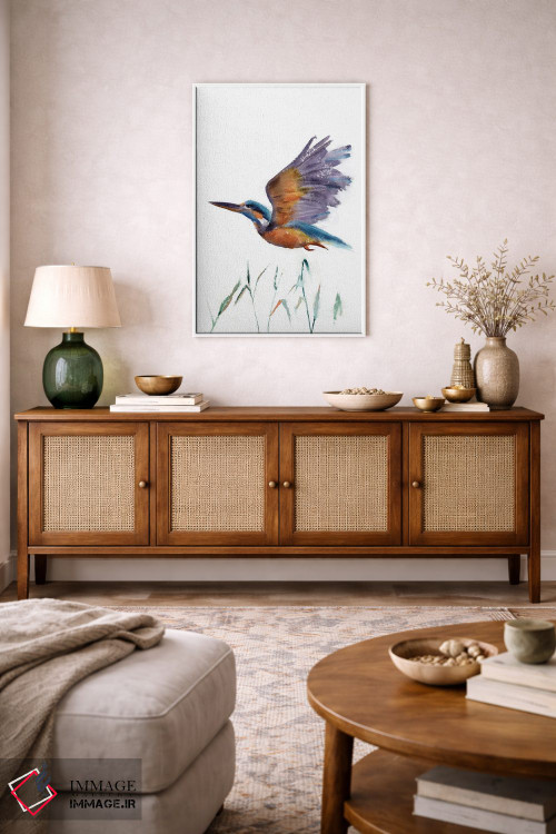 تابلو دکوراتیو ماهی خورک پروازکننده اثر الگا چفرانوف - D1W