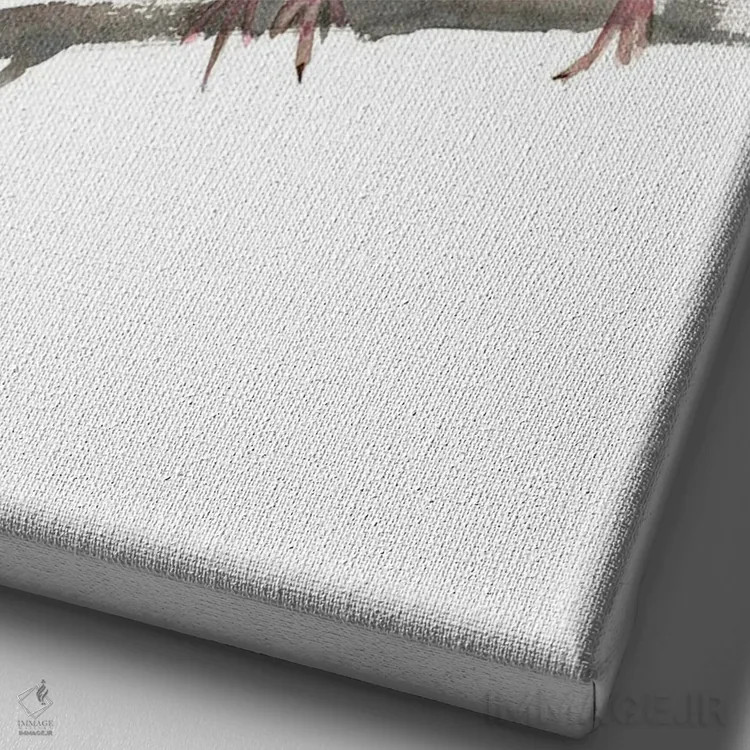 تابلو دکوراتیو دو سرلاک پری مانند اثر الگا چفرانوف - نمای نزدیک بافت بوم