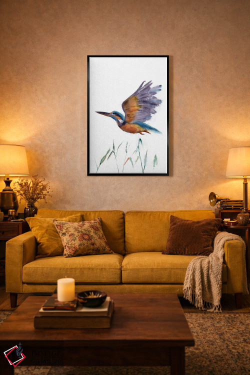 تابلو دکوراتیو ماهی خورک پروازکننده اثر الگا چفرانوف - D4B