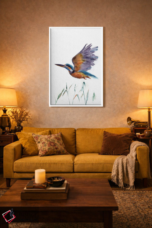 تابلو دکوراتیو ماهی خورک پروازکننده اثر الگا چفرانوف - D3W