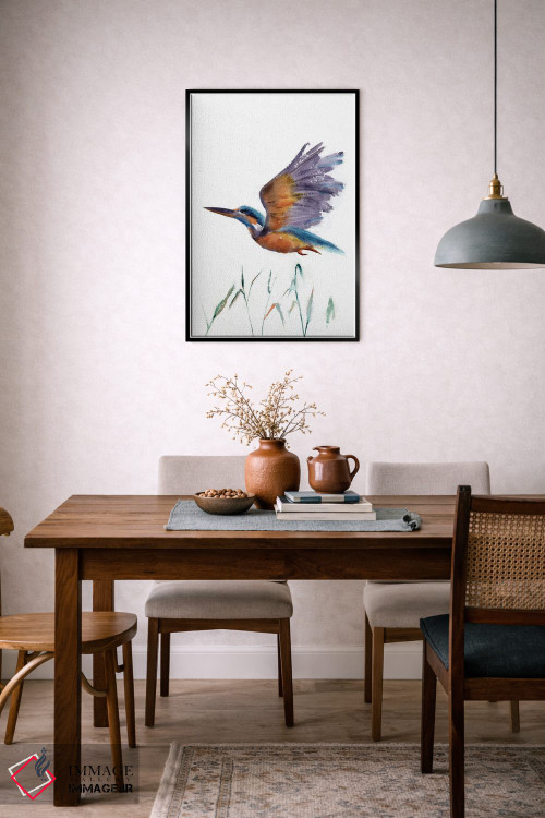 تابلو دکوراتیو ماهی خورک پروازکننده اثر الگا چفرانوف - D6B