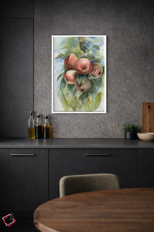 تابلو دکوراتیو شاخه سیب اثر الگا چفرانوف - D1W