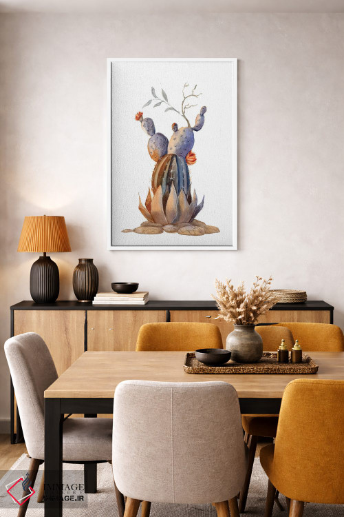 تابلو دکوراتیو کاکتوس ۲ اثر الگا چفرانوف - D5W