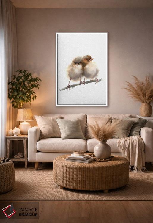 تابلو دکوراتیو دو سرلاک پری مانند اثر الگا چفرانوف - D3W