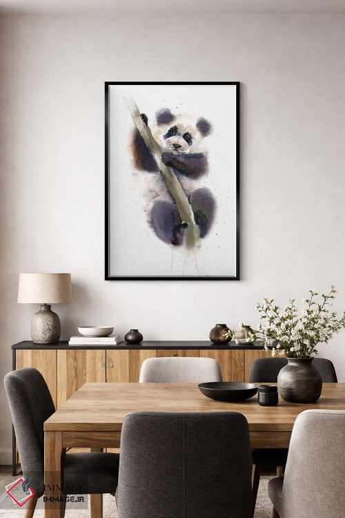 تابلو دکوراتیو پاندا اثر الگا چفرانوف - D5B