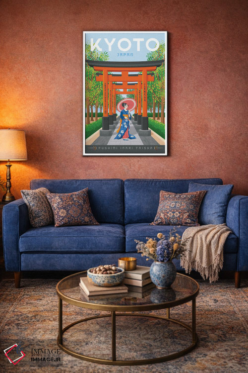 تابلو دکوراتیو کیوتو ژاپن اثر اولا هوپ تراول پوسترز - D2W