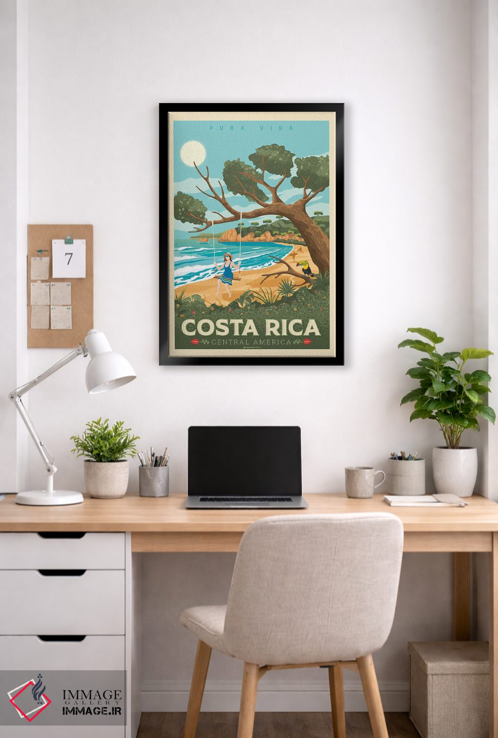 تابلو مدرن کاستاریکا اثر اولا هوپ تراول پوسترز - D5B