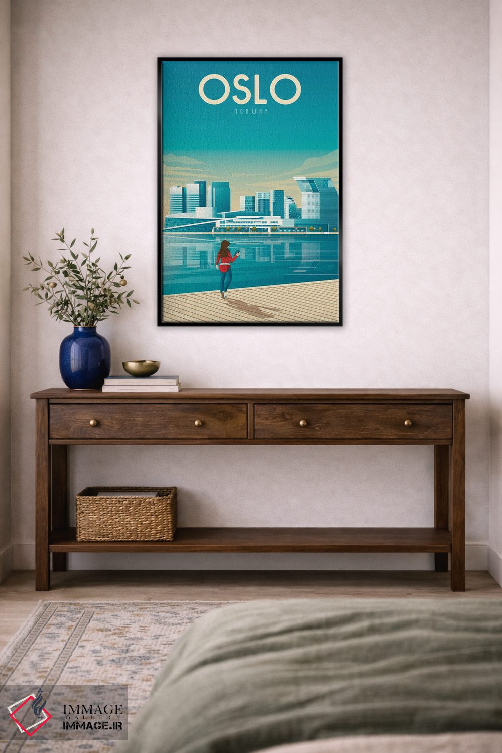 تابلو دکوراتیو اسلو نروژ اثر اولا هوپ تراول پوسترز - D4B