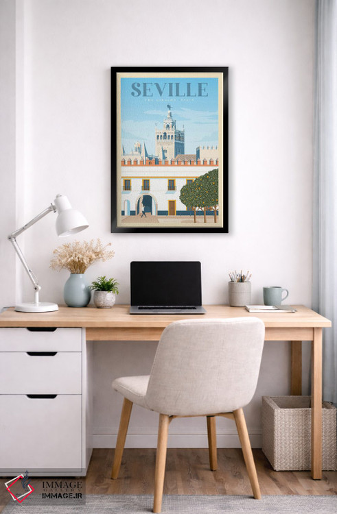 تابلو مدرن پوستر سفر سویل آندلسیا اثر اولا هوپ تراول پوسترز - D6B