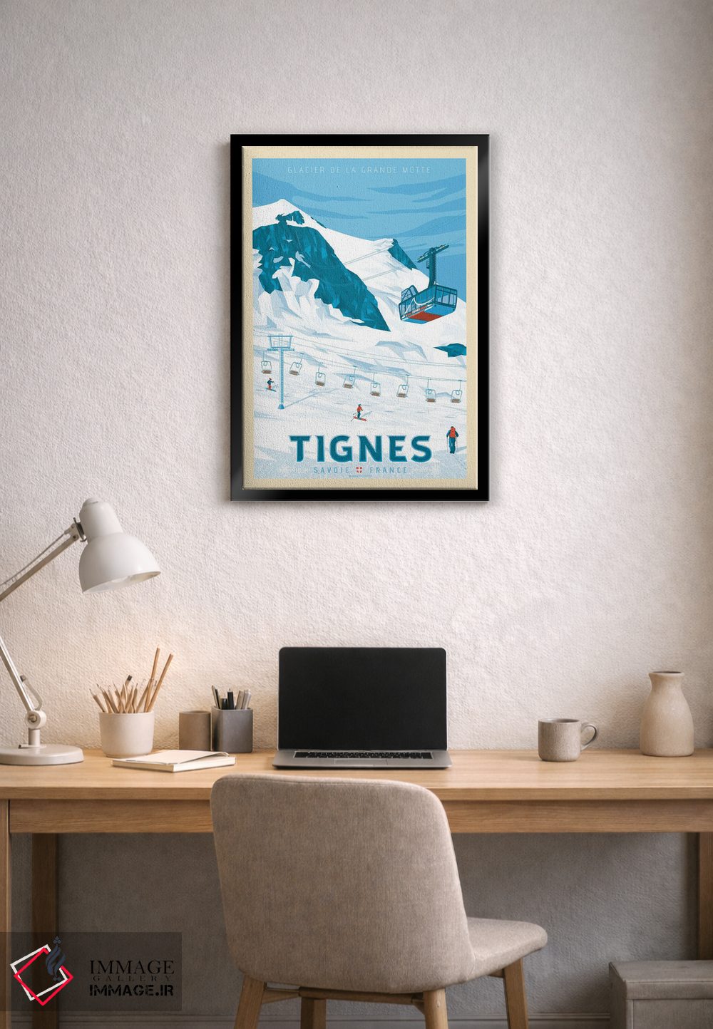 تابلو مدرن پوستر سفر تینگز فرانسه اثر اولا هوپ تراول پوسترز - D2B