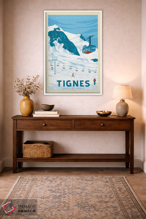 تابلو مدرن پوستر سفر تینگز فرانسه اثر اولا هوپ تراول پوسترز - D3W
