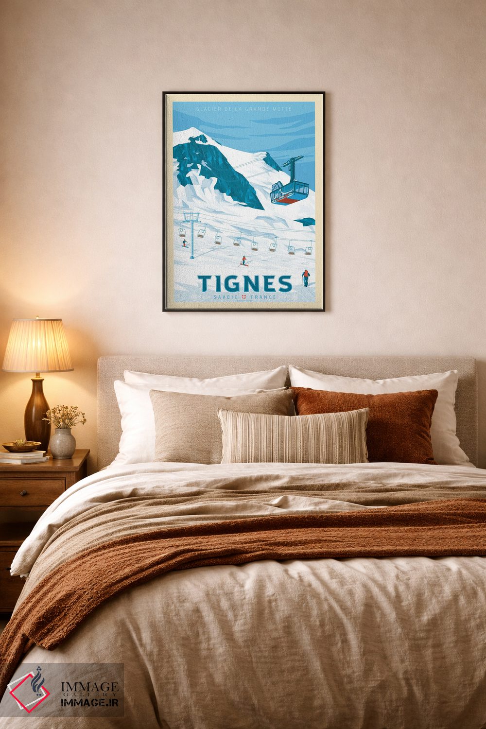 تابلو مدرن پوستر سفر تینگز فرانسه اثر اولا هوپ تراول پوسترز - D6B