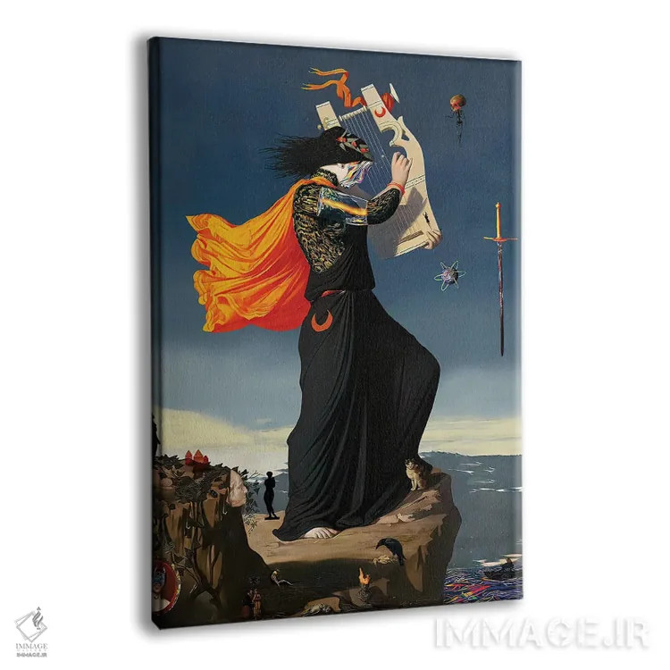 تابلو دکوراتیو سونا اثر اولیور پوچیک - نمای پرسپکتیو محصول