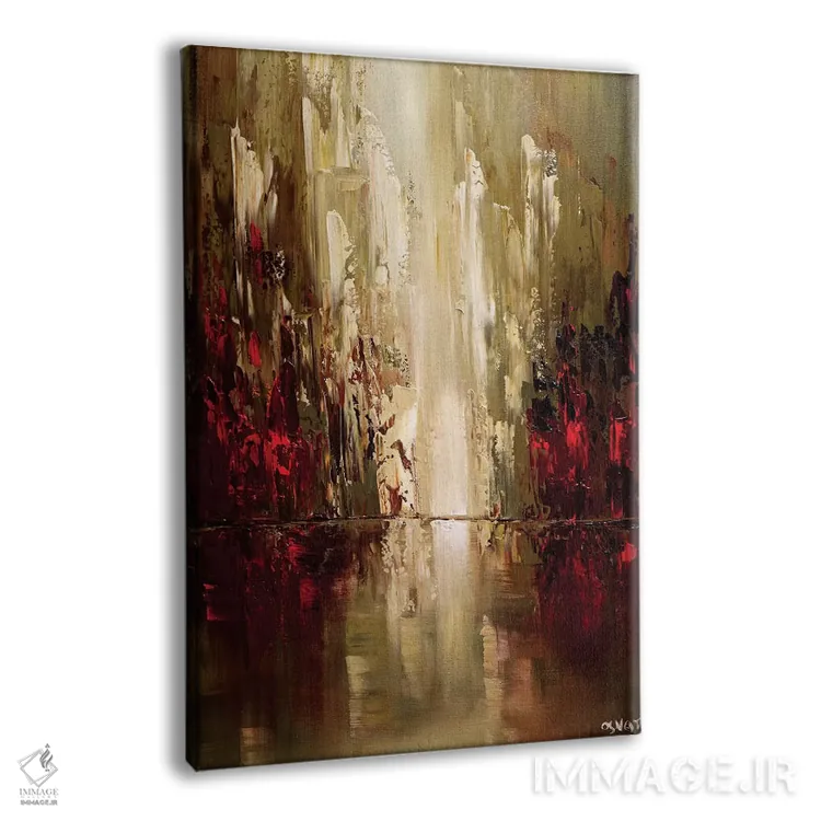 تابلو انتزاعی آسمان خراش ها اثر اوسنات تزدک - نمای پرسپکتیو محصول