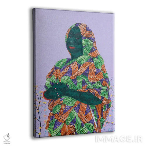 تابلو دکوراتیو طبیعت درون ۱ اثر اولووافمی افولابی - نمای پرسپکتیو محصول