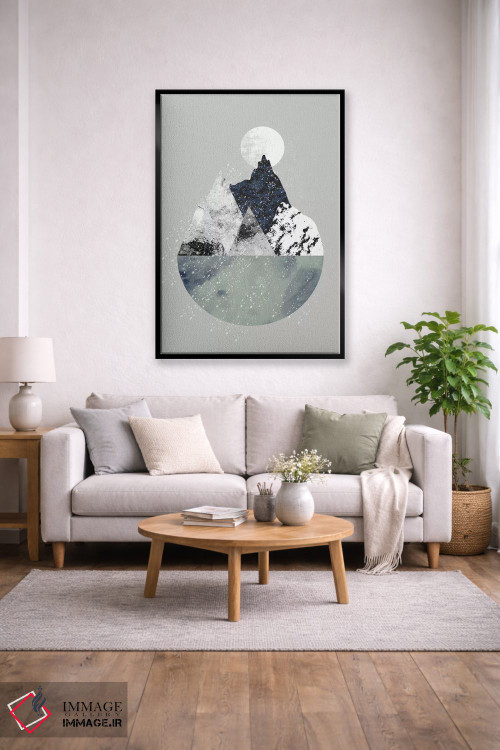 تابلو مینیمال زمستان اثر فلت اول - D2B