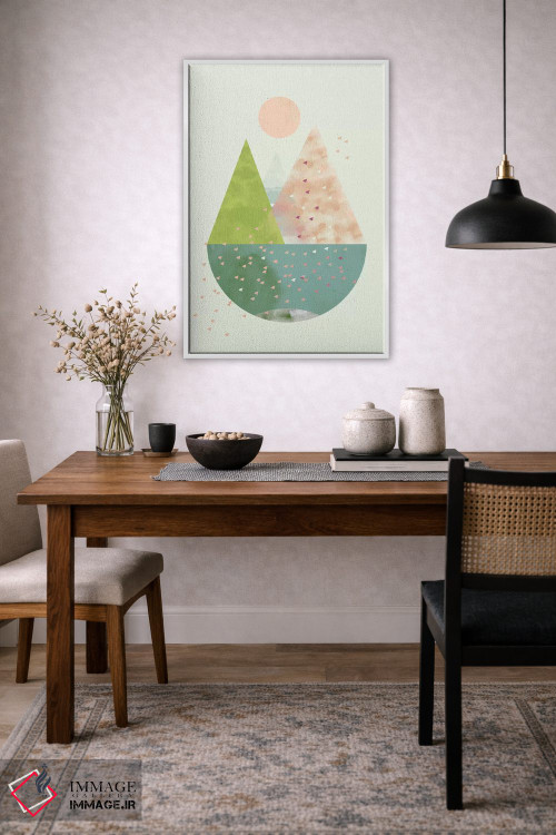 تابلو مینیمال بهار اثر فلت اول - D4W