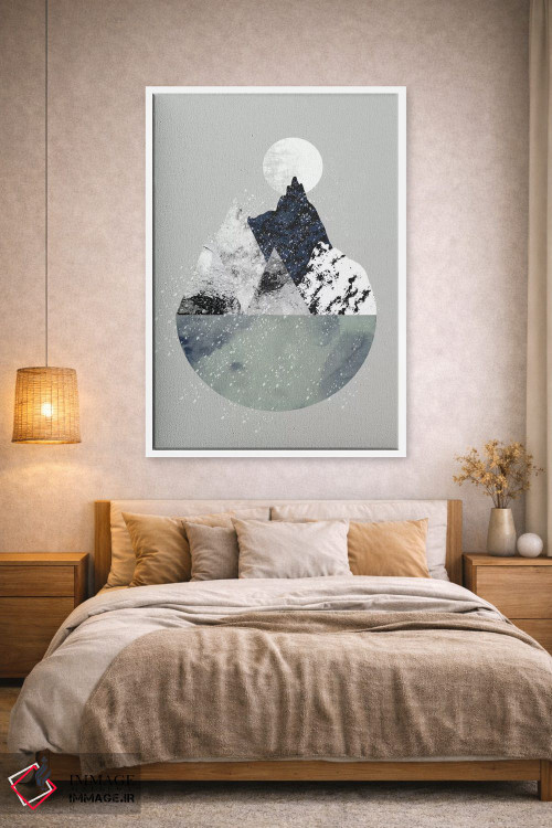 تابلو مینیمال زمستان اثر فلت اول - D1W