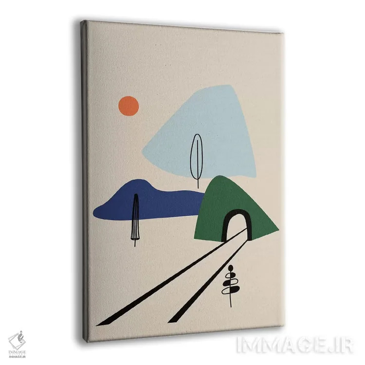 تابلو مینیمال تونل اثر فلت اول - نمای پرسپکتیو محصول